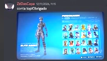 Print do Discord com feedback do cliente ZéDasCapa