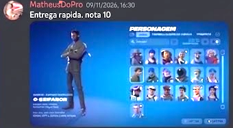 Print do Discord com feedback do cliente MatheusDoPro