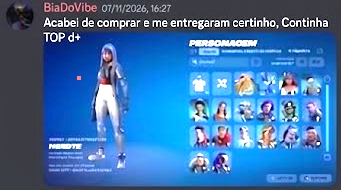 Print do Discord com feedback do cliente BiaDoVibe