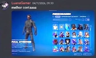 Print do Discord com feedback do cliente LuanaGamer